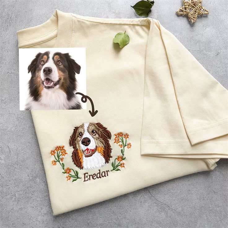 Customised Pet Embroidery T-shirt