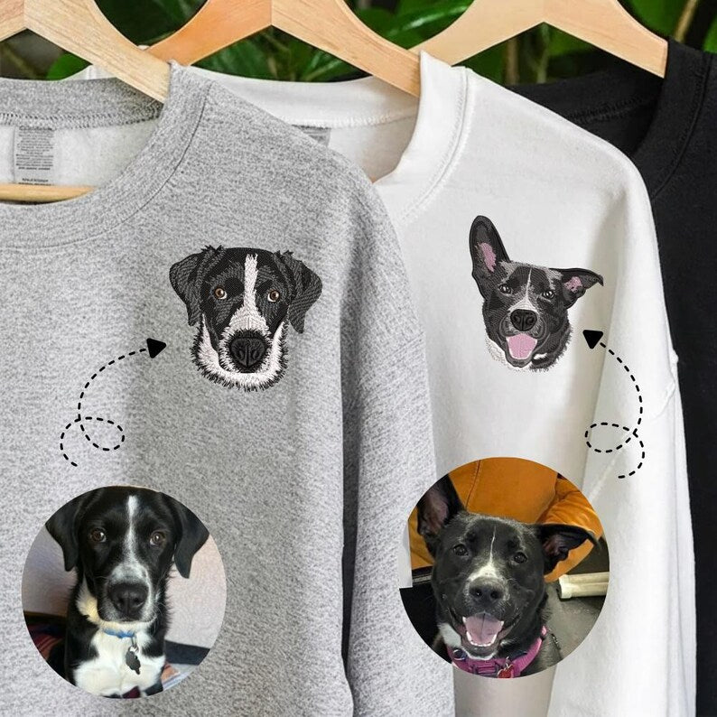 Customised Pet Embroidery T-shirt